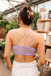 So This is Love Bralette in Lavender Bralette Tops