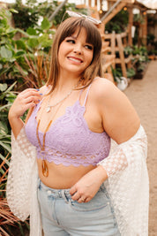 So This is Love Bralette in Lavender Bralette Tops