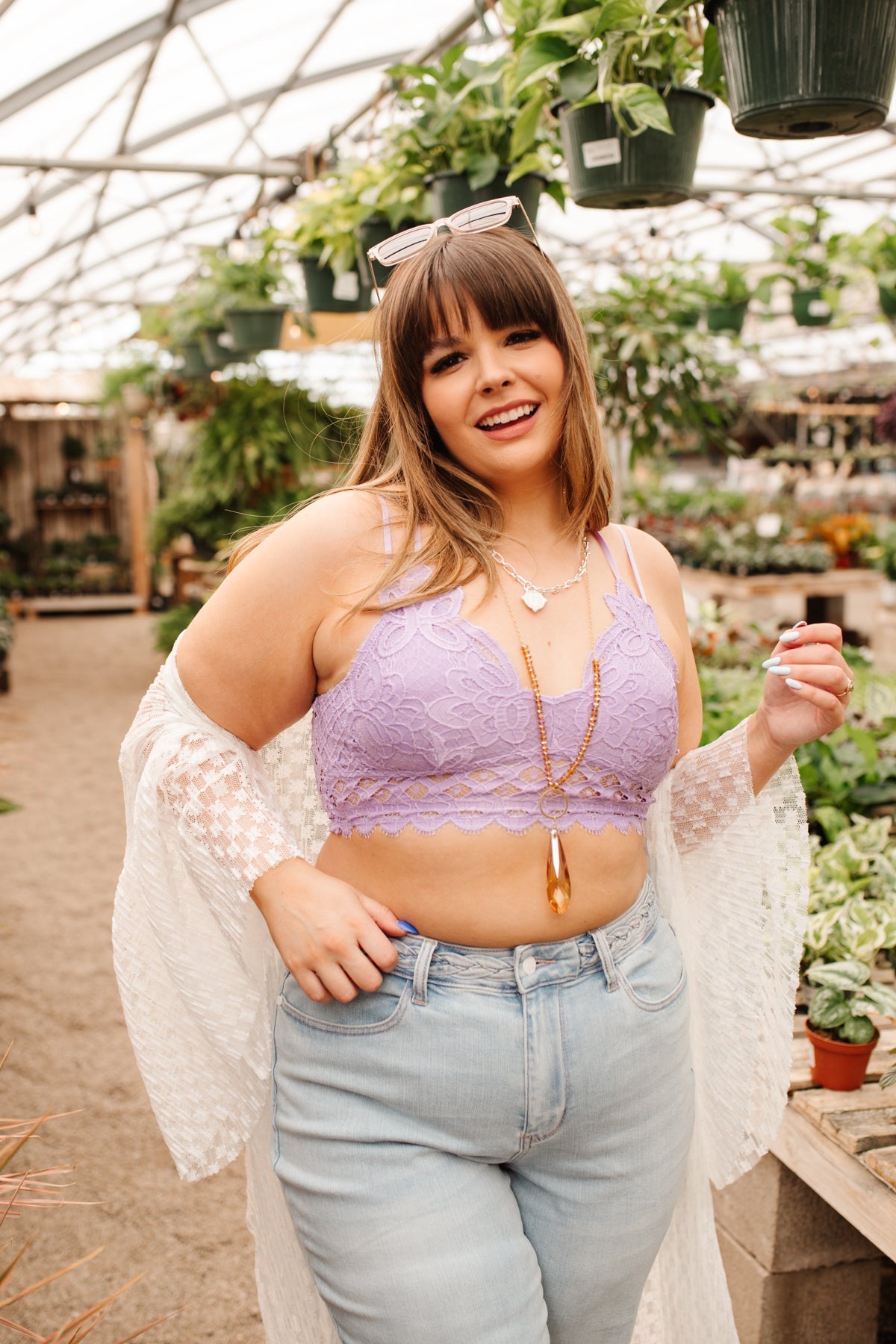 So This is Love Bralette in Lavender Bralette Tops