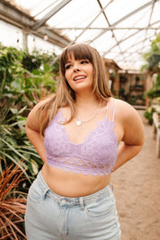 So This is Love Bralette in Lavender Bralette Tops