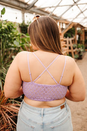 So This is Love Bralette in Lavender Bralette Tops