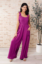 Social Graces Wide Leg Jumpsuit Jumpsuits & Rompers