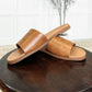 Sole Mate Slip on Sandals in Tan SLIDES