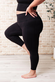 Somewhere to Start Leggings in Black Athleisure