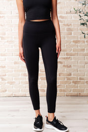 Somewhere to Start Leggings in Black Athleisure