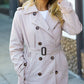 Put Together Taupe Double Breasted Lined Trench Coat - DAVERRI FASHIONS