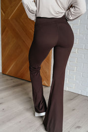 Stamina Stride Flare Leggings in Espresso Athleisure