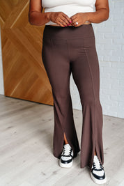 Stamina Stride Flare Leggings in Espresso Athleisure