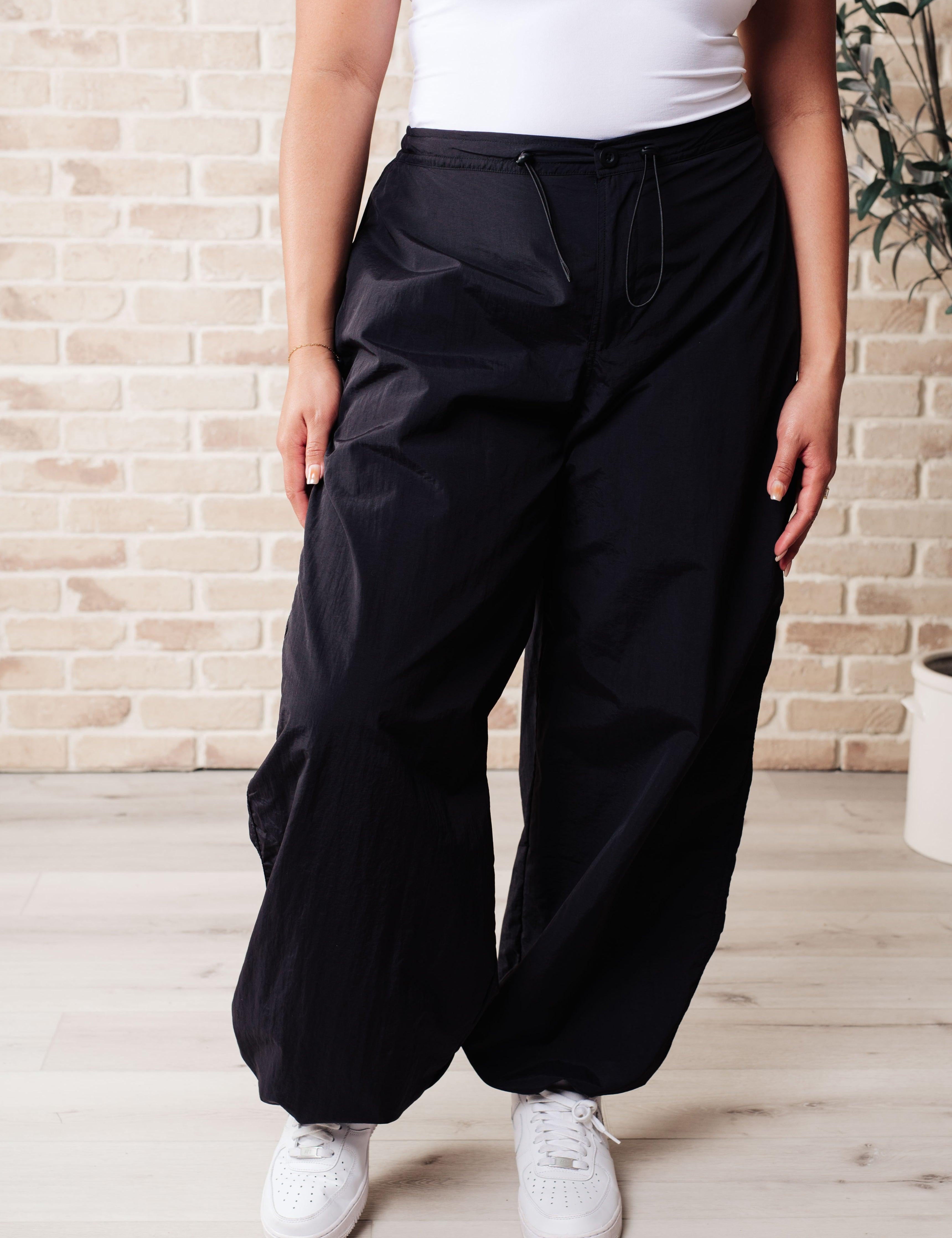 Step Up Joggers in Black Athleisure