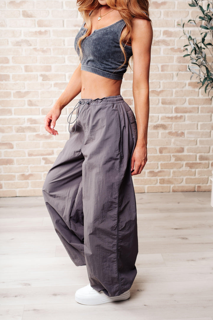 Step Up Joggers in Grey Athleisure