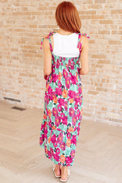 Tiered Floral Summer Maxi Dress Maxi Dresses