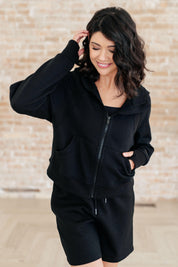 Sun or Shade Zip Up Jacket in Black Hoodies