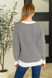 Super Secret Chevron Sweater | Womens Daverri Fashions