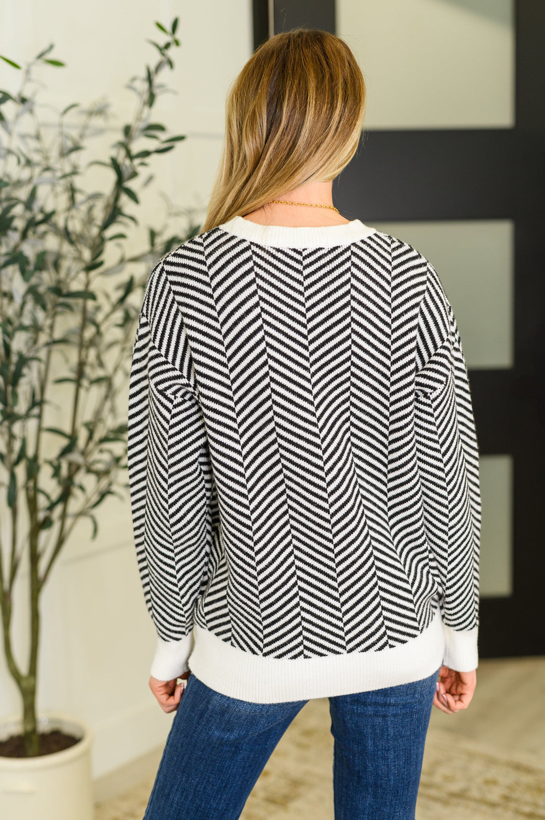Super Secret Chevron Sweater | Womens Daverri Fashions