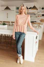 Sweet Confession Top In Blush TOPS