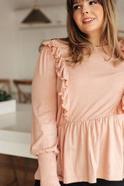 Sweet Confession Top In Blush TOPS