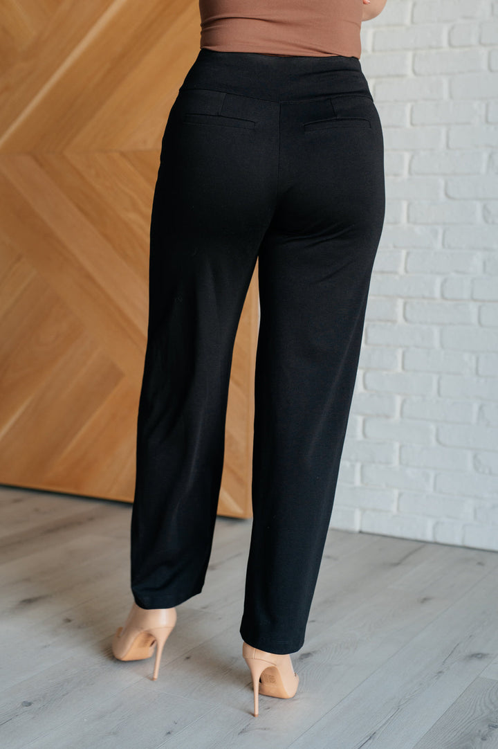 Magic Wide Leg Pants in Black Bottoms