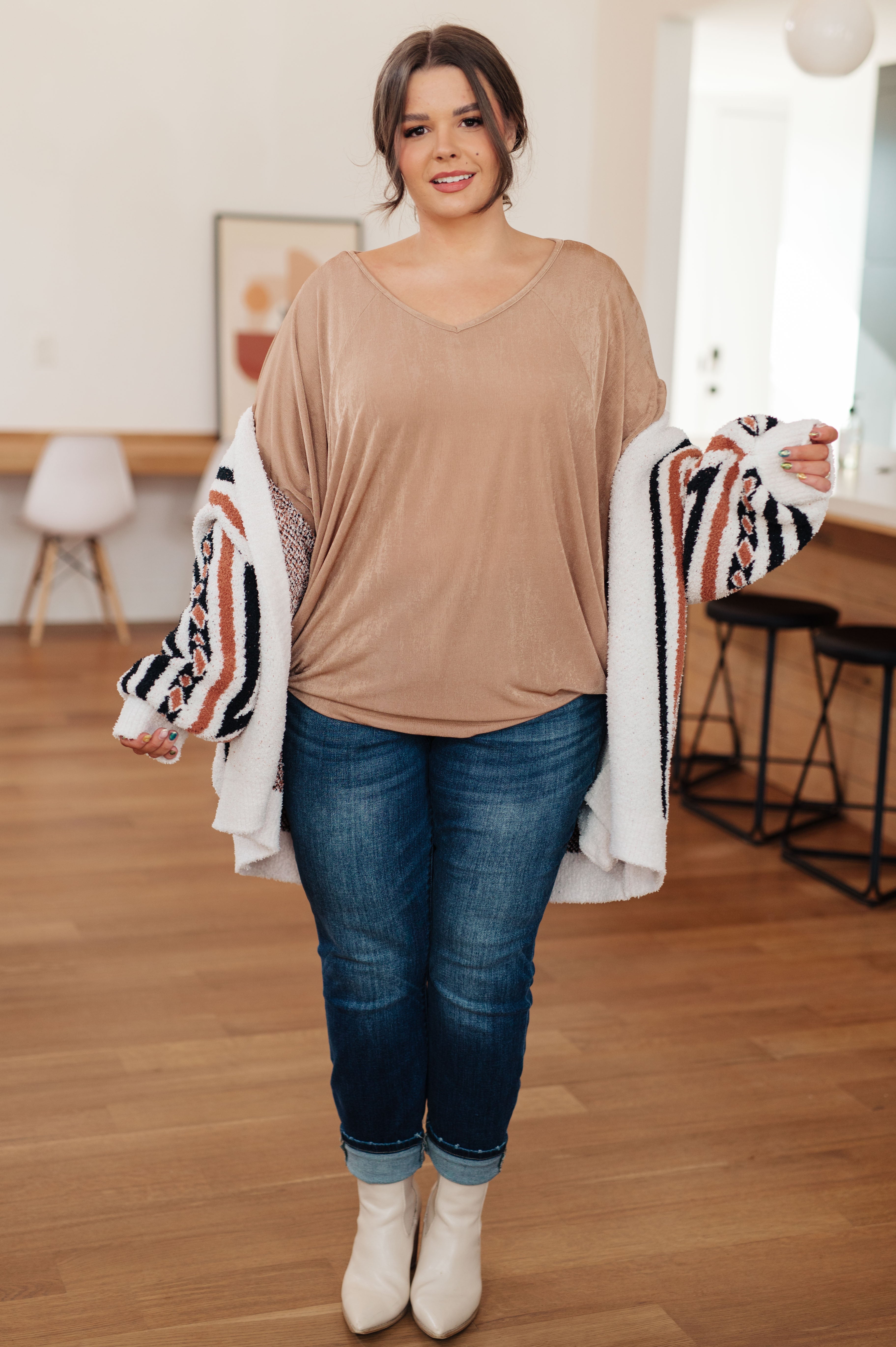 The Realest V-Neck Top | Tops Daverri Fashions