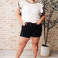 Jodifl Flutter Sleeve Knit Top Tops