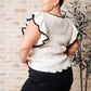 Jodifl Flutter Sleeve Knit Top Tops