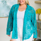 Topped with Lace Button Down Tops