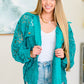 Topped with Lace Button Down Tops