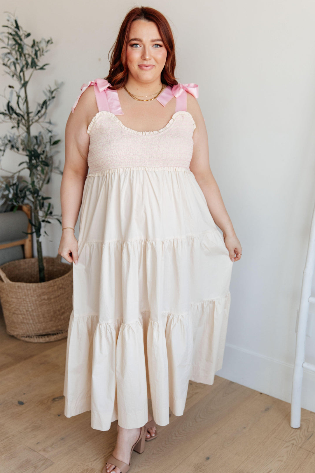 Truly Scrumptious Tiered Dress Midi Dresses