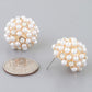 Pearl Cluster Stud Earrings Earrings