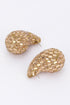 Rhinestone Tear Drop Earring Gold Earrings