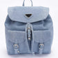Denim Double Pocket Front Backpack - DAVERRI FASHIONS