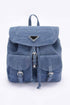 Denim Double Pocket Front Backpack - DAVERRI FASHIONS
