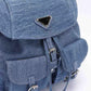 Denim Double Pocket Front Backpack - DAVERRI FASHIONS