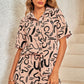 Two Piece Print Top Shorts Set Outfit Sets