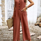 V-Neck Sleeveless Jumpsuit Jumpsuits