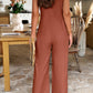 V-Neck Sleeveless Jumpsuit Jumpsuits