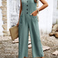 V-Neck Sleeveless Jumpsuit Jumpsuits