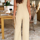 V-Neck Sleeveless Jumpsuit Jumpsuits