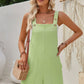 Sleeveless Jacquard Adjustable Strap Romper
