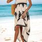Sleeveless Square Neck A Line Smocked Shirred Dress Maxi Dresses