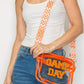 Game Day Clear Transparent Crossbody Bag Red