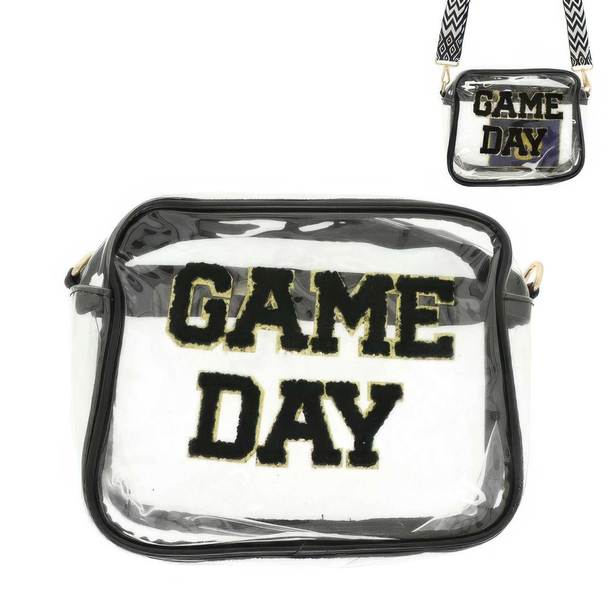 Game Day Clear Transparent Crossbody Bag