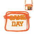Game Day Clear Transparent Crossbody Bag - DAVERRI FASHIONS