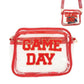 Game Day Clear Transparent Crossbody Bag