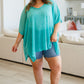 Warm Days, Cool Nights Top in Kelly Green Tops