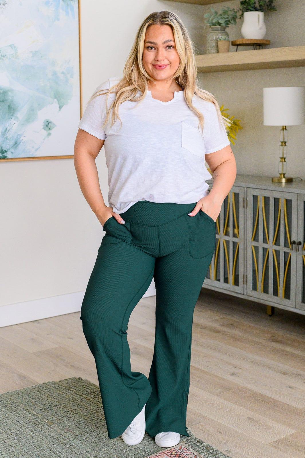 Work it All Out Crossover Flare Leggings Lounge Pants