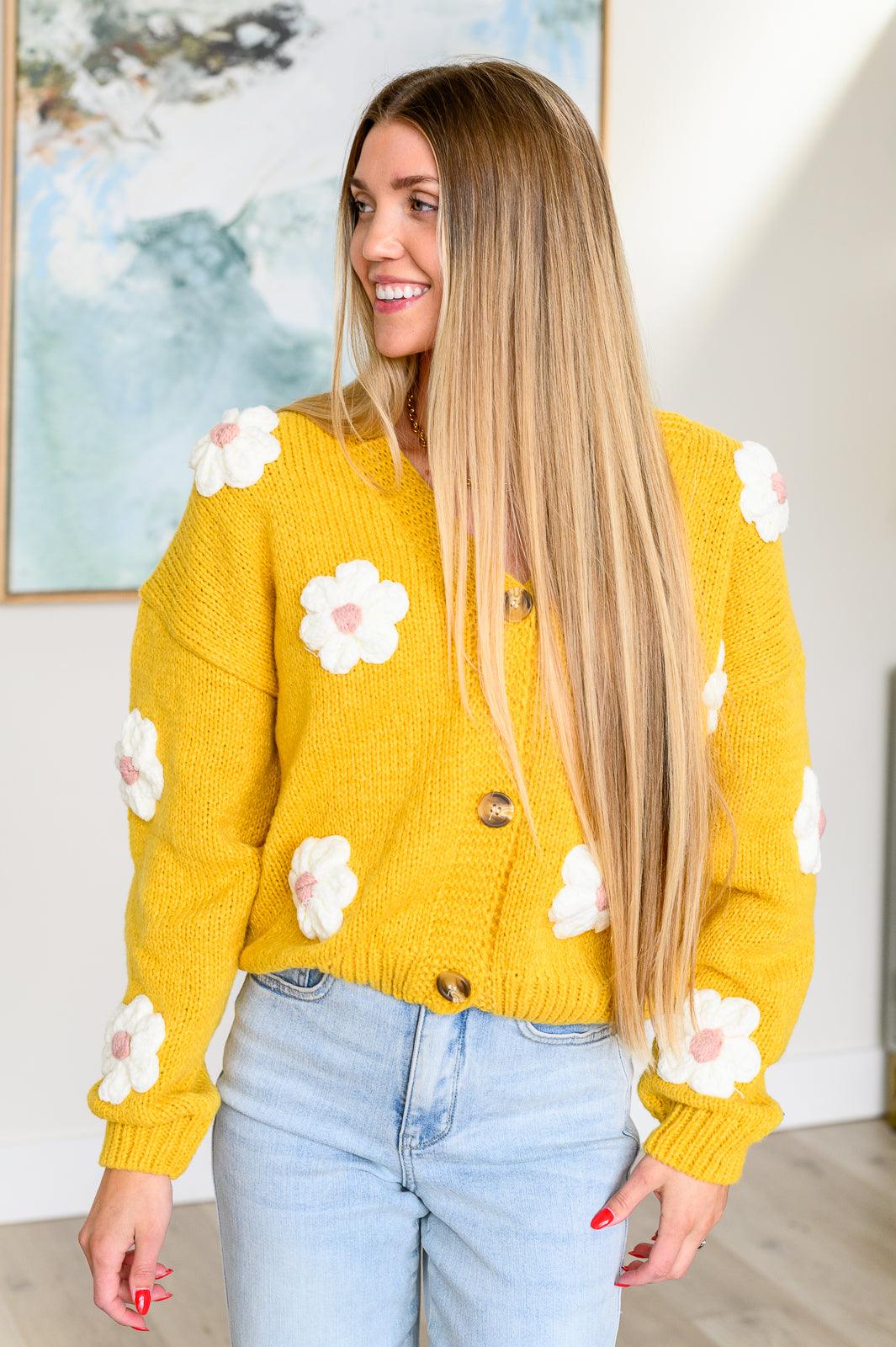 You're Enough Floral Cardigan Layers