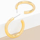 Large Chunky hoop Earrings Earrings