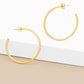 Large Chunky hoop Earrings Earrings