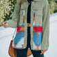 Aztec Print Button Up Jacket - DAVERRI FASHIONS