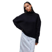 Loose Fit Long Sleeve Turtleneck Sweater | Sweaters Daverri Fashions